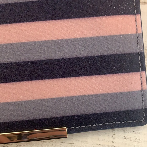 Kate spade glitter stripe make it mine purse flap - Picture 15 of 15